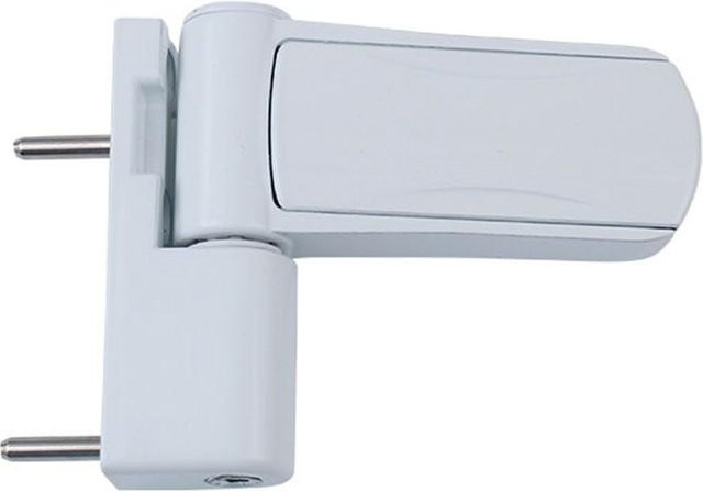 Türflaggenscharnier aus Aluminiumprofil im europäischen Stil in Weiß - Bild 1