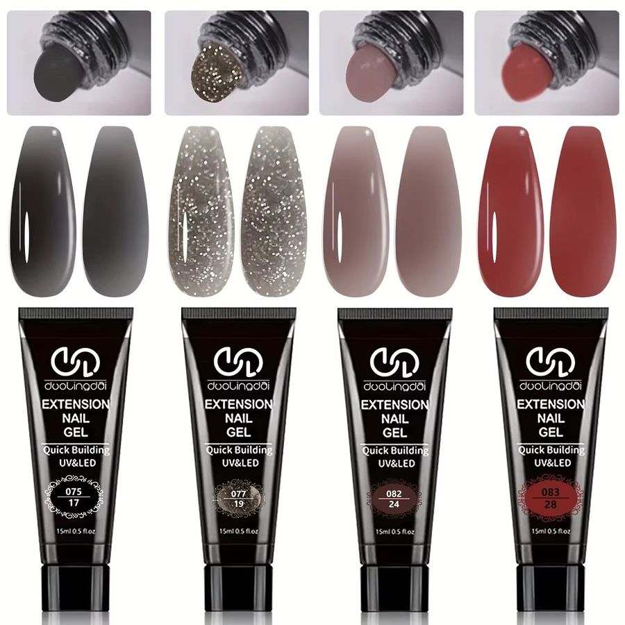 DUOLINGDAI Poly-Gel Nagelverlängerung, 4 Farben, Herren - Bild 3