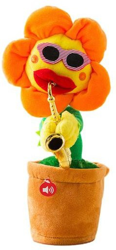 Talos home Garden Tanzende Sonnenblume, Plüschtier, Musikalisches Spielzeug - Bild 1