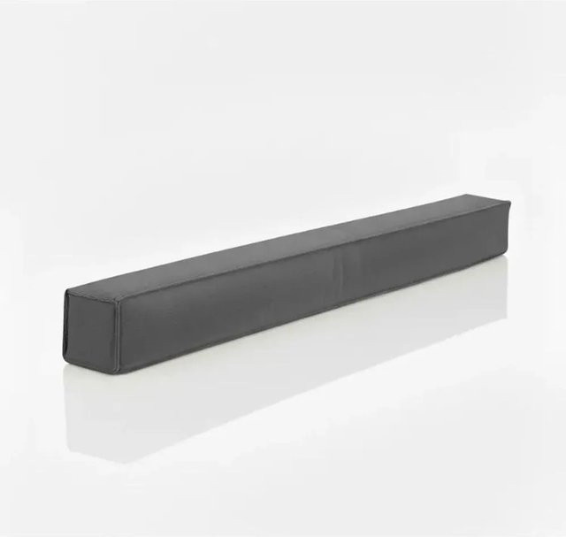 Beautissu Marin OM Zugluftstopper Anthrazit B: 90 cm, H: 6,5 cm - Bild 1