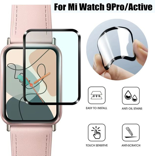 Xiaomi Screen Protector für Mi Band 9 Active mit 3D gebogener Kante, transparent - Bild 1
