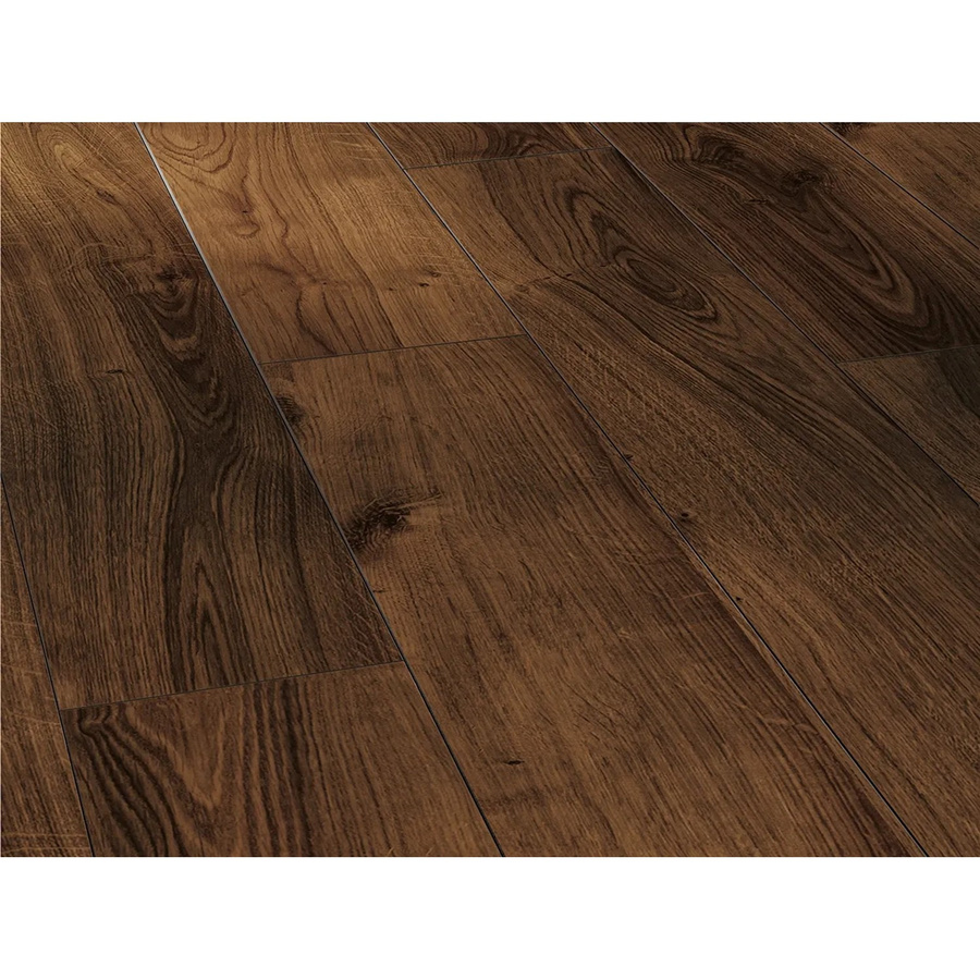 Parador Laminatbodenmuster Classic 1050 Eiche Landhausdiele dunkel geräuchert in Braun in Holzoptik im rustikalen Design - Bild 2