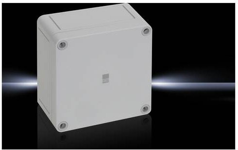 Rittal Installations-Gehäuse aus Polycarbonat in Lichtgrau, B/T/H: 11,0 x 11,0 x 11,0 cm - Bild 1