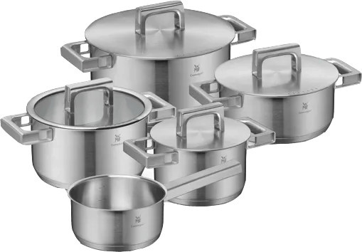 WMF Ultimate Cool Topfset 5-teilig mit Glasdeckel in Silver - Bild 1