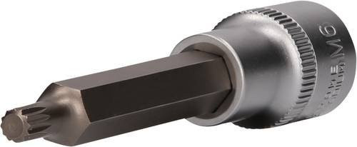 Brilliant Tools 1/2 Zoll Vielzahn-Bit-Stecknuss M6 aus Chrom-Vanadium in Silber - Bild 1