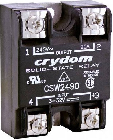 Crydom Halbleiterrelais CSW2475-10 Schwarz für Panelmontage - Bild 1