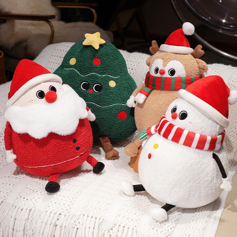 Binchi Keji Travel Weihnachtsmann und Elch, Schneemann, Weihnachtsbaum, Plüschtiere, ab 14 Jahren - Bild 4