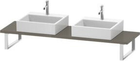 Duravit L-Cube Compact Waschtischkonsole in Weiß B: 80 cm, T: 48 cm - Bild 1