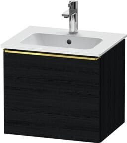 Duravit Waschtischunterschrank D-Neo Eiche Schwarz, B/T/H: 51 x 40,2 x 44 cm - Bild 1