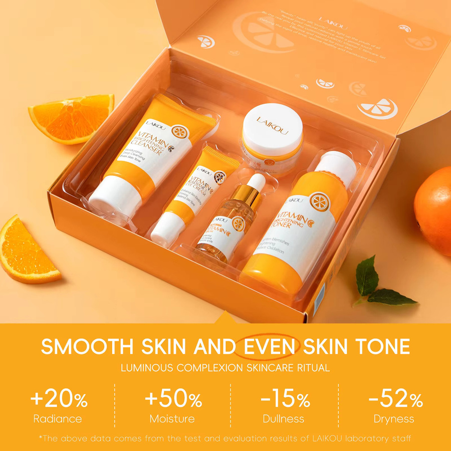 LAIKOU Vitamin C Hautpflegeproduktset, 5-teilig, Unisex - Bild 2