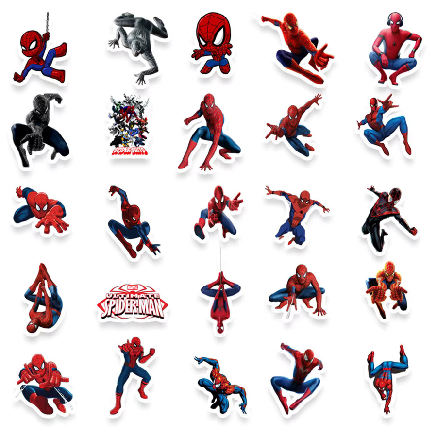 Disney SpiderMan Aufkleber, 50-teiliges Set, Bunt / Mehrfarbig - Bild 3