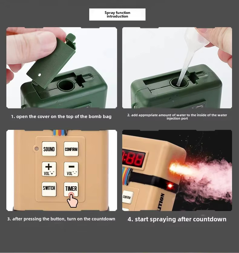 Taktische Explosive Pack Spielzeug, mit Rauch, Licht und Soundeffekten - Bild 2