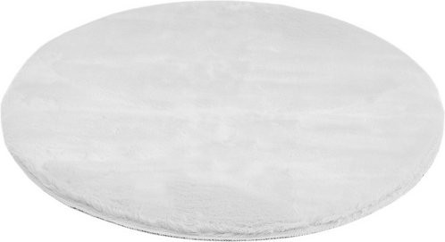 Runder Teppich Loano von LUXORLIVING in Weiß, Durchmesser: 80 cm - Bild 1