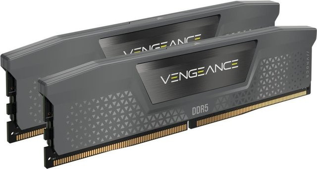 Corsair Vengeance DDR5 RAM Kit 64GB 2 x 32GB DIMM 288-PIN 5200 MHz PC5-41600 CL40 Cool Gray CMK64GX5M2B5200Z40 - Bild 1