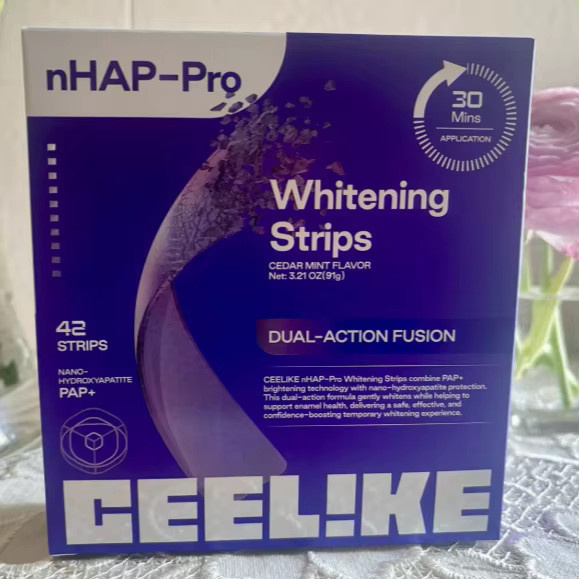 CEELIKE NHAP-Pro Whitening Strips, Zahnaufhellungsstreifen, PAP+, Nano-Hydroxyapatit - Bild 4