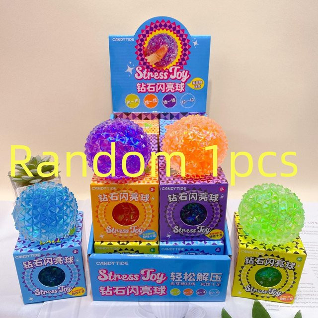 Binchi Fitness Diamantförmiger Glänzender Maltose-Ball, Anti-Stress-Spielzeug - Bild 1