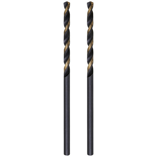 Connex Metallbohrer mit Zentrierspitze aus Edelstahl, Durchmesser: 3 mm, Schwarz - Bild 2