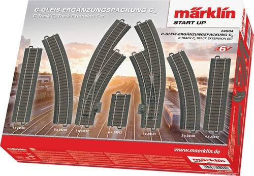 Märklin C-Gleis, Erweiterung, H0, mit Bettung - Bild 1