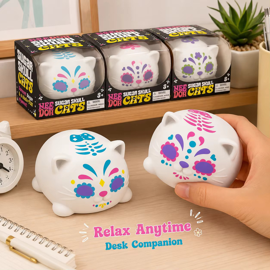 NeeDoh Skeleton Cat Stress Relief Kneading Music, Spielzeug - Bild 3