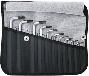 PB Swiss Tools Winkelschraubendreher-Satz für TX, 10-teilig, silber und mehrfarbig - Bild 1