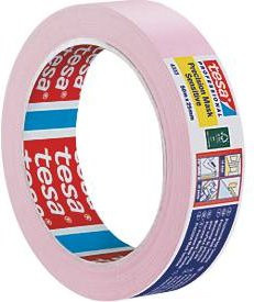 tesa Präzisionskrepp Sensitiv 4333 Masking Tape, Farbe: Pink, Breite: 25 mm, Länge: 50 m - Bild 1