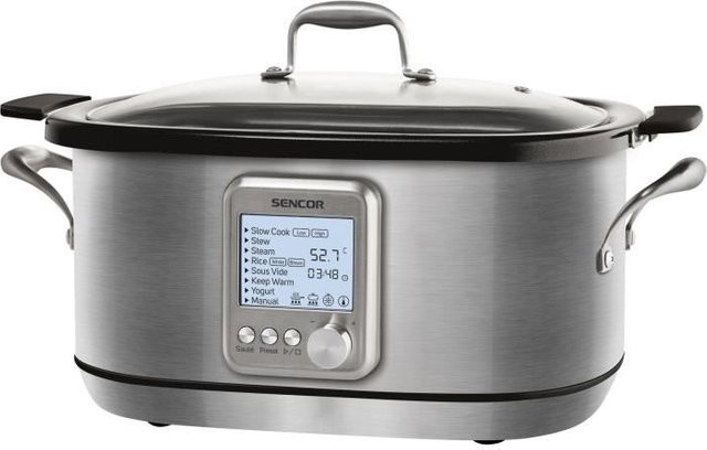 Sencor Schongarer SPR 7200SS in Silber mit 7 l Fassungsvermögen und 1250 W Leistung - Bild 1