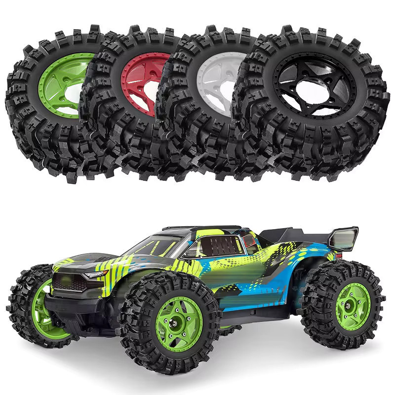 Meep 1/10 Short Course Reifen und Räder, mit 3 Adaptern, Zubehör - Bild 2