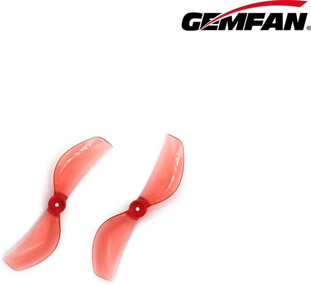 Gemfan 45mm 2-Blatt PC Propeller, 4-Paar-Set, Rot - Bild 1