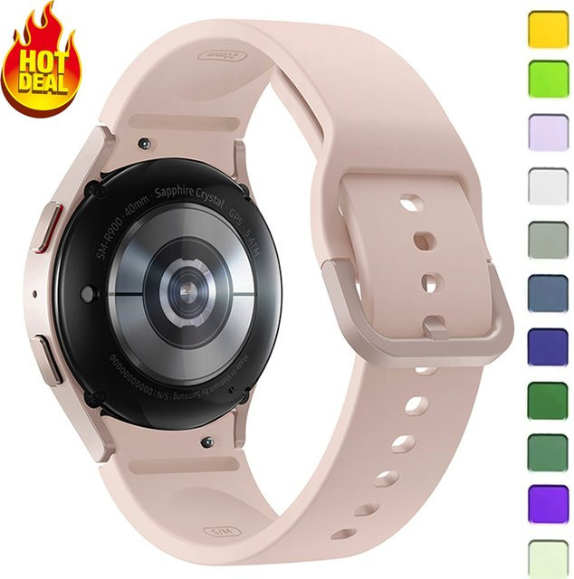 yunfook Uhrenarmband Silikon, 20 mm, Unisex - Bild 1