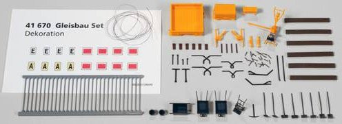 Auhagen 41670 Gleisbau-Set Zubehör, H0, 1:87 - Bild 1
