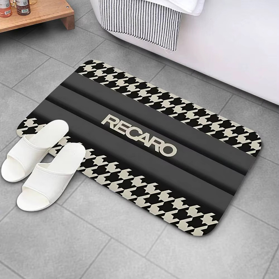 J-Custom Recaros Bodenmatte in Schwarz, moderner und flauschiger Heimteppich für Wohnzimmer und Kinderzimmer, B/T: 60 x 40 cm - Bild 3
