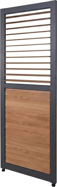 MCW Lamellenwand für Pergola P65 aus Aluminium in Holzoptik Anthrazit, B/H: 68 x 220 cm - Bild 2