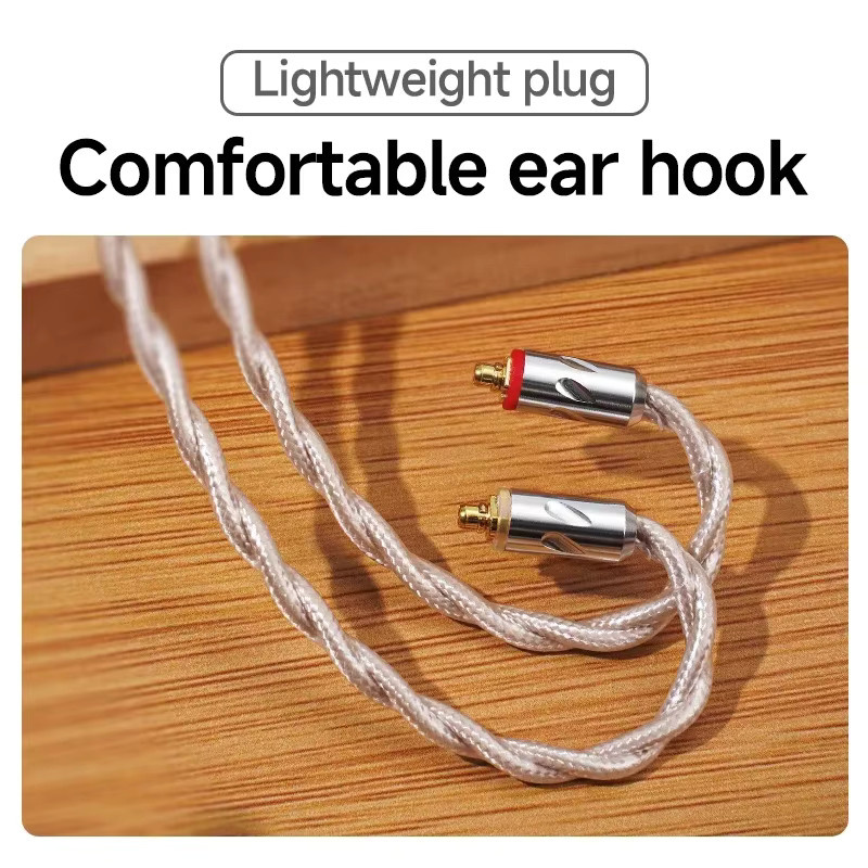 CYKO 4-adriges HiFi-Upgrade-Kabel aus versilbertem OCC mit 3,5 mm Jack und vergoldeten symmetrischen Steckern für Sony In-Ear Kopfhörer - Bild 4