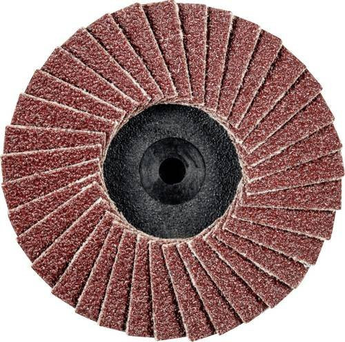 PFERD COMBIDISC Korund Mini-POLIFAN CDR Fächerschleifscheibe Durchmesser 50 mm Körnung 60 Braun - Bild 1