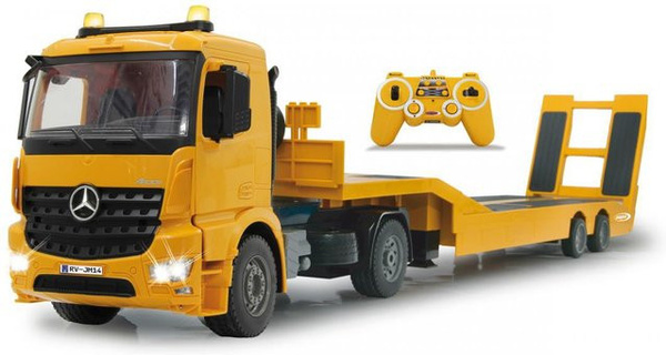 Jamara Mercedes-Benz Tieflader Mercedes Arocs Spielzeug-Tieflader 1:20 gelb ab 6 Jahren