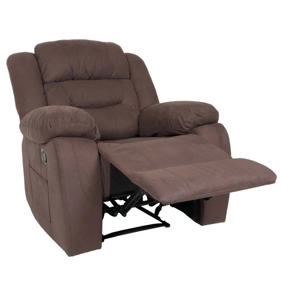 MCW Fernsehsessel J57 XXL Relaxsessel in Braun mit Elefantenhaut-Optik - Bild 2