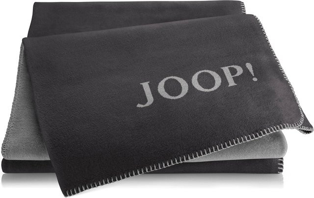 Wohndecke JOOP! Anthrazit-Grau, Reversibel, B/B/H: 200 x 150 cm - Bild 1
