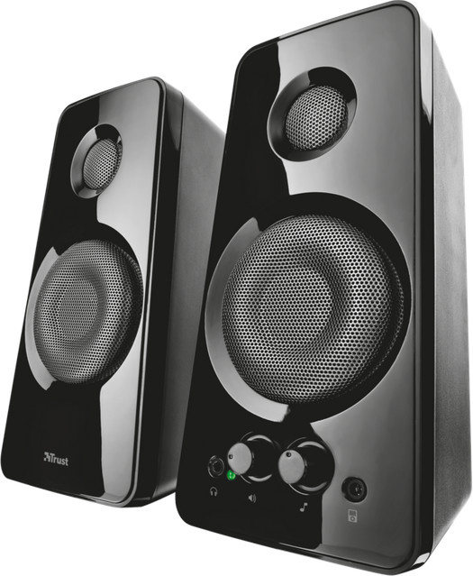 Trust Tytan 2.0 PC-Lautsprecher Set in Schwarz mit 36 Watt Leistung und USB-C sowie 3,5 mm Klinkenanschluss - Bild 2
