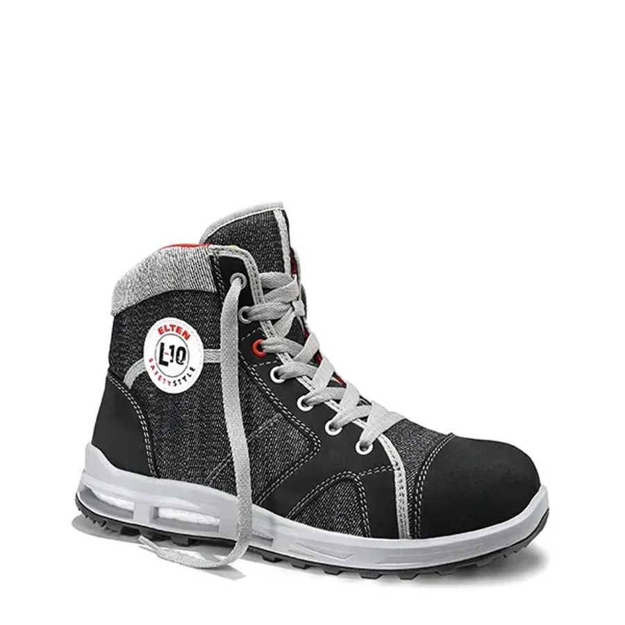 Elten Sicherheitsstiefel Sensation Xxt Mid ESD S2 in Schwarz, Grau und Blau, Größe 41 - Bild 2