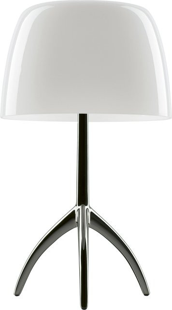 Foscarini Lumiere Grande Tischleuchte aus Glas und Metall in Schwarz oder Weiß - Bild 1