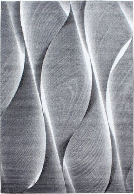 Ayyildiz Kurzflorteppich Parma 9310 Schwarz Geometrisch Modern B/T: 120 x 170 cm - Bild 1