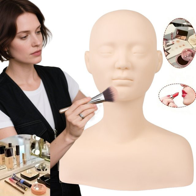 AliLeader Schaufensterpuppenkopfmodell mit Schultern, Unisex - Bild 1