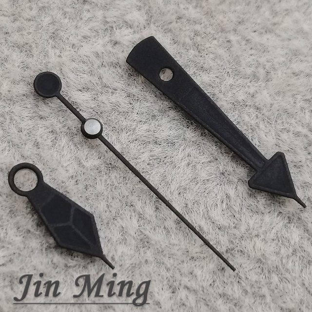 LUJIE Uhren Zubehör, Uhr Hände, Schwarz, Grün Leuchtend - Bild 1