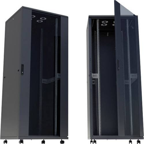 Intellinet 19 Zoll Netzwerkschrank Schwarz RAL 9005 B/H/T: 600 x 1653 x 600 mm, 32 HE - Bild 1