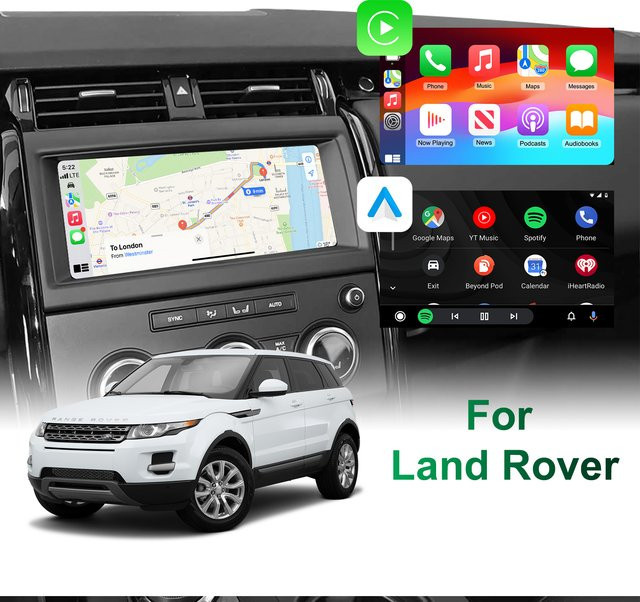 LEXXSON CarPlay Decoderbox für Land Rover Discovery 5 und Range Rover Discovery Sport/Evoque mit 10,25 Zoll Bildschirm-Upgrade und Bluetooth - Bild 1