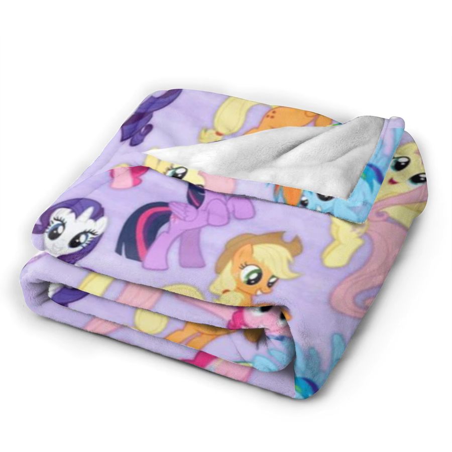 Dekorative Flanell-Decke My Little Pony von Potdemiel in Multicolor und Schwarz - Bild 3