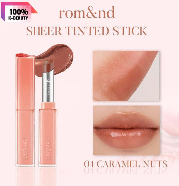 Romand Sheer Tinted Stick, 04 Caramel Nuts, Glänzend, 2g - Bild 1