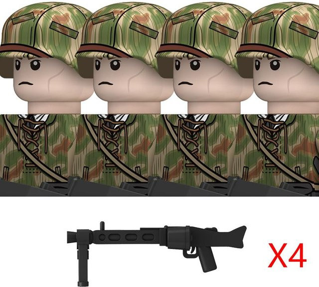 Yiran toy WK2 Militärische Deutsche Soldaten Figuren Bausteine, ab 14 Jahren - Bild 1