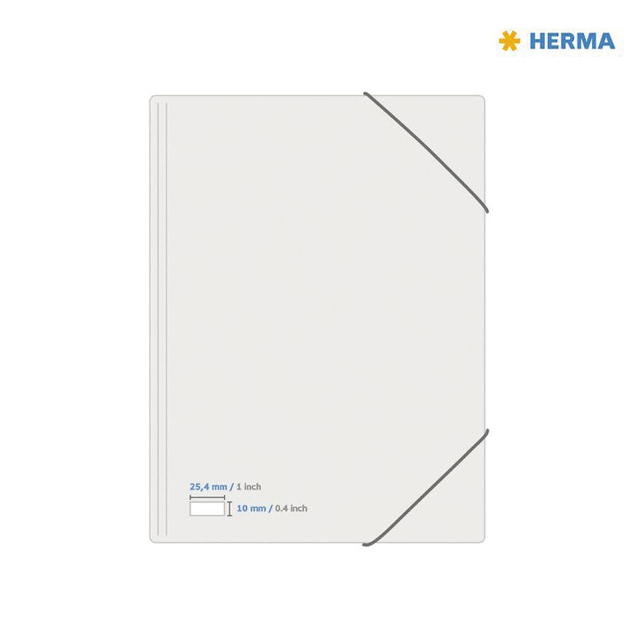 Herma SuperPrint LaserCopy Folienetiketten Silber aus Kunststoff, 4725 Stück, B: 25 mm, H: 10 mm, 25 Bogen A4 - Bild 2