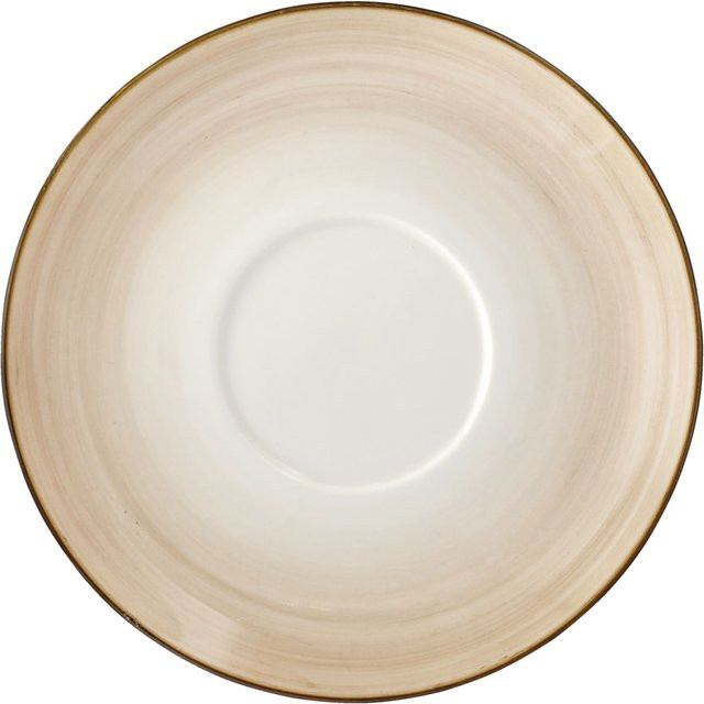 VEGA Untertasse Limaro rund in Braun, 4er Pack, Durchmesser: 16 cm, Höhe: 6,4 cm und Durchmesser: 22,5 cm, Höhe: 2 cm - Bild 1